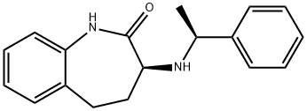 [S-(R*,R*)]-1,3,4,5-Tetrahydro-3-[(1-phenylethyl)amino]-2H-1-benzazepin-2-one Structure
