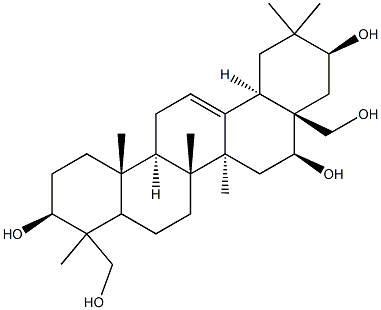 Olean-12-ene-3β,16β,21β,23,28-pentol Structure