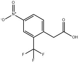 4-Nitro-2-(trifluoromethyl)phenylacetic acid Structure