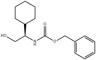 N-Cbz-D-2-aMino-2-cyclohexyl-ethanol Structure