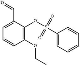 20041-60-5 Benzaldehyde, 3-ethoxy-2-[(phenylsulfonyl)oxy]-
