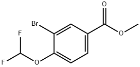 Methyl 3-broMo-4-(difluoroMethoxy)benzoate Structure