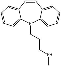 (3-MethylaMinopropyl)-5H-dibenz[b,f]azepine 구조식 이미지