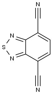 2,1,3-Benzothiadiazole-4,7-dicarbonitrile 구조식 이미지