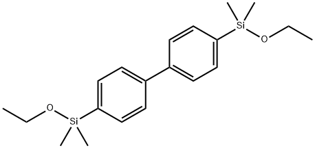 4,4'-BIS(DIMETHYLETHOXYSILYL)BIPHENYL 구조식 이미지