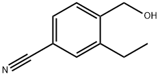 3-에틸-4-(히드록시메틸)벤조니트릴 구조식 이미지