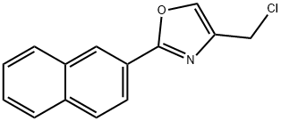 4-(ChloroMethyl)-2-(naphthalen-2-yl)oxazole Structure