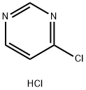 PyriMidine, 4-chloro-, hydrochloride (1:2) Structure