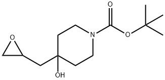 1-Boc-4-(oxiran-2-ylMethyl)-4-hydroxypiperidine Structure