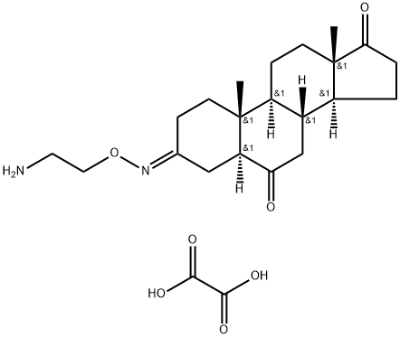 5-알파-안드로스탄-3,6,17-트리온3-[O-(2-aMinoethyl)oxiMe] 구조식 이미지