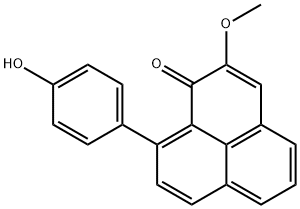 4'-Hydroxy-2-O-Methylanigorufone 구조식 이미지