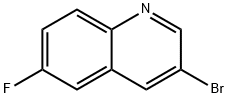 3-Бром-6-фторхинолин структурированное изображение