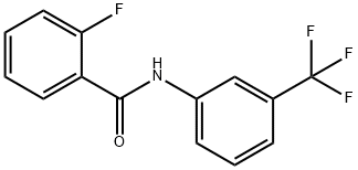 2-Fluoro-N-[3-(trifluoroMethyl)phenyl]benzaMide, 97% 구조식 이미지