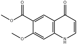 Methyl 7-Methoxy-4-oxo-1,4-dihydroquinoline-6-carboxylate Structure