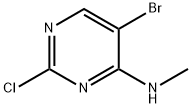 (5-브로모-2-클로로-피리미딘-4-일)-메틸아민 구조식 이미지