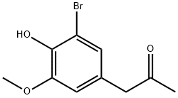 1-(3-BroMo-4-hydroxy-5-Methoxyphenyl)-2-propanone 구조식 이미지
