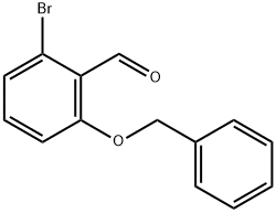 2-(benzyloxy)-6-broMobenzaldehyde Structure