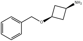cis-3-(Benzyloxy)cyclobutanaMine Structure