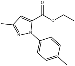Ethyl 3-Methyl-1-p-tolyl-1H-pyrazole-5-carboxylate Structure