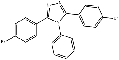 3,5-Bis(4-broMophenyl)-4-phenyl-4H-1,2,4-triazole Structure