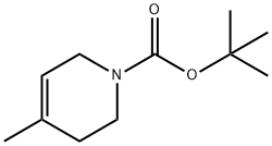 1(2H)-피리딘카르복실산,3,6-디히드로-4-메틸-,1,1-디메틸에틸에스테르 구조식 이미지