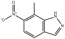 7-Methyl-6-nitro-1H-indazole 구조식 이미지