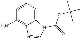 tert-butyl 4-aMino-1H-benzo[d]iMidazole-1-carboxylate Structure