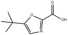 5-tert-Butyl-2-oxazolecarboxylic Acid Structure