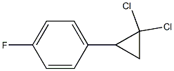 Benzene, 1-(2,2-dichlorocyclopropyl)-4-fluoro- 구조식 이미지