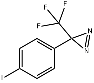3-(4-요오도페닐)-3-(트리플루오로메틸)-3H-디아지린 구조식 이미지