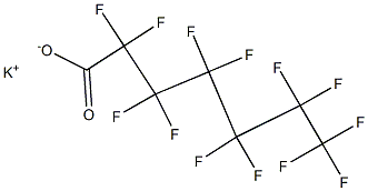 PotassiuM perfluoroheptanoate Structure