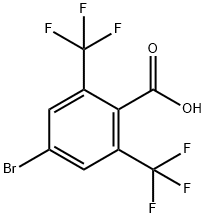 4-BroMo-2,6-bis(trifluoroMethyl)benzoic acid 구조식 이미지