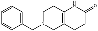 6-BENZYL-3,4,5,6,7,8-HEXAHYDRO-1,6-NAPHTHYRIDIN-2(1H)-ONE 구조식 이미지