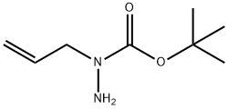 Hydrazinecarboxylic acid, 1-(2-propenyl)-, 1,1-diMethylethyl ester Structure