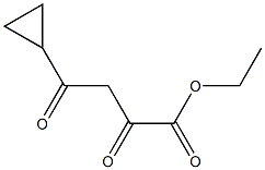 ethyl 4-cyclopropyl-2,4-dioxobutanoate 구조식 이미지