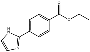 Benzoic acid, 4-(1H-imidazol-2-yl)-, ethyl ester Structure