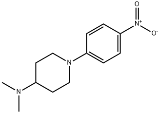 N,N-diMethyl-1-(4-nitrophenyl)-4-PiperidinaMine Structure