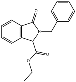 Ethyl 2-benzyl-3-oxoisoindoline-1-carboxylate Structure