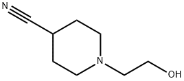 1-(2-Hydroxyethyl)piperidine-4-carbonitrile 구조식 이미지