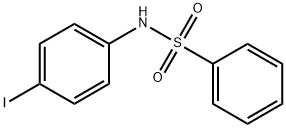 N-(4-Iodophenyl)benzenesulfonaMide, 97% 구조식 이미지