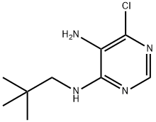 6-Chloro-N4-(2,2-diMethyl-propyl)-pyriMidine-4,5-diaMine Structure