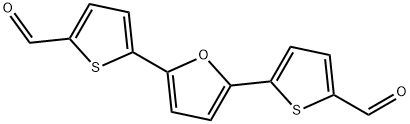5,5'-(furan-2,5-diyl)dithiophene-2-carbaldehyde Structure
