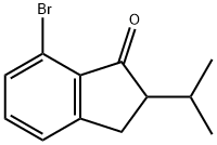 7-BroMo-2-isopropyl-2,3-dihydro-1H-inden-1-one 구조식 이미지