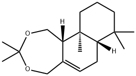 DriM-7-ene-11,12-diol acetonide 구조식 이미지