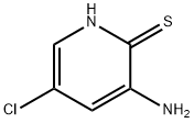 3-아미노-5-클로로-2(1H)-피리딘티온 구조식 이미지