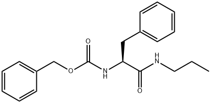N-Propyl L-Z-PhenylalaninaMide 구조식 이미지