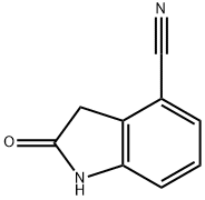 1H-Indole-4-carbonitrile, 2,3-dihydro-2-oxo- Structure
