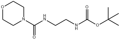 [2-[(4-Morpholinylcarbonyl)aMino]ethyl]-carbaMic acid, 1,1-diMethylethyl ester Structure