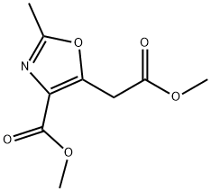 Methyl5-(2-Methoxy-2-oxoethyl)-2-Methyloxazole-4-carboxylate Structure