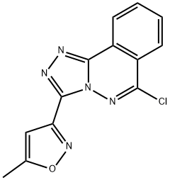 1,2,4-Triazolo[3,4-a]phthalazine, 6-chloro-3-(5-Methyl-3-isoxazolyl)- Structure